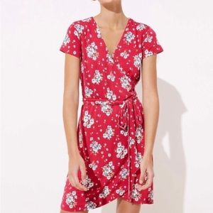 NWT Loft Floral Wrap Dress
